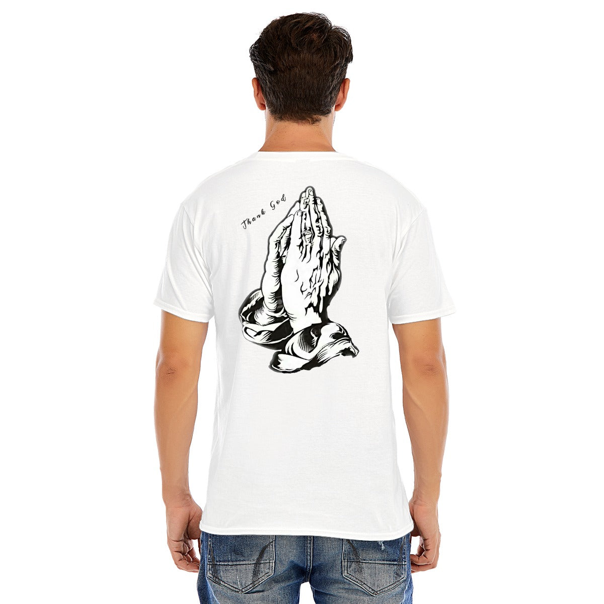 White ‘Thank God’ T-shirts (Unisex)