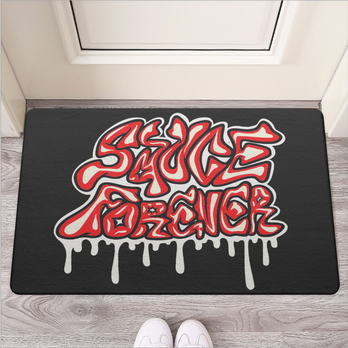Sauce Forever (Red) Door Mat