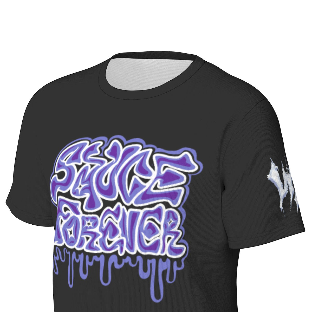 Black Sauce Forever T-Shirt (All-Over Print Men's O-Neck T-Shirt | 190GSM Cotton)