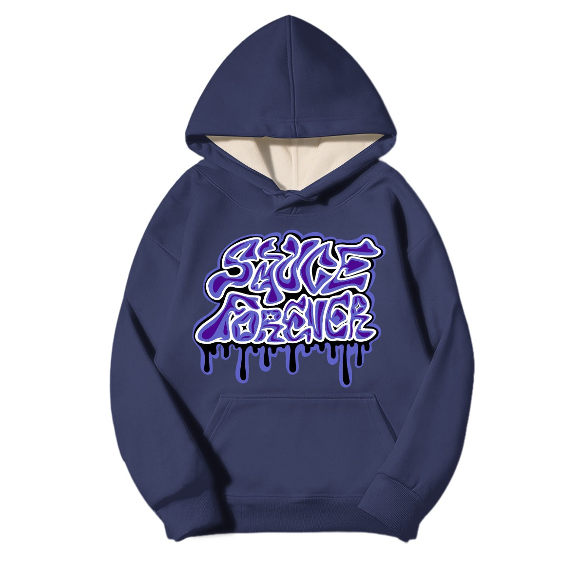 Sauce Forever Men's Fleece-lined Hooded Sweatshirt (RUNS SMALL)