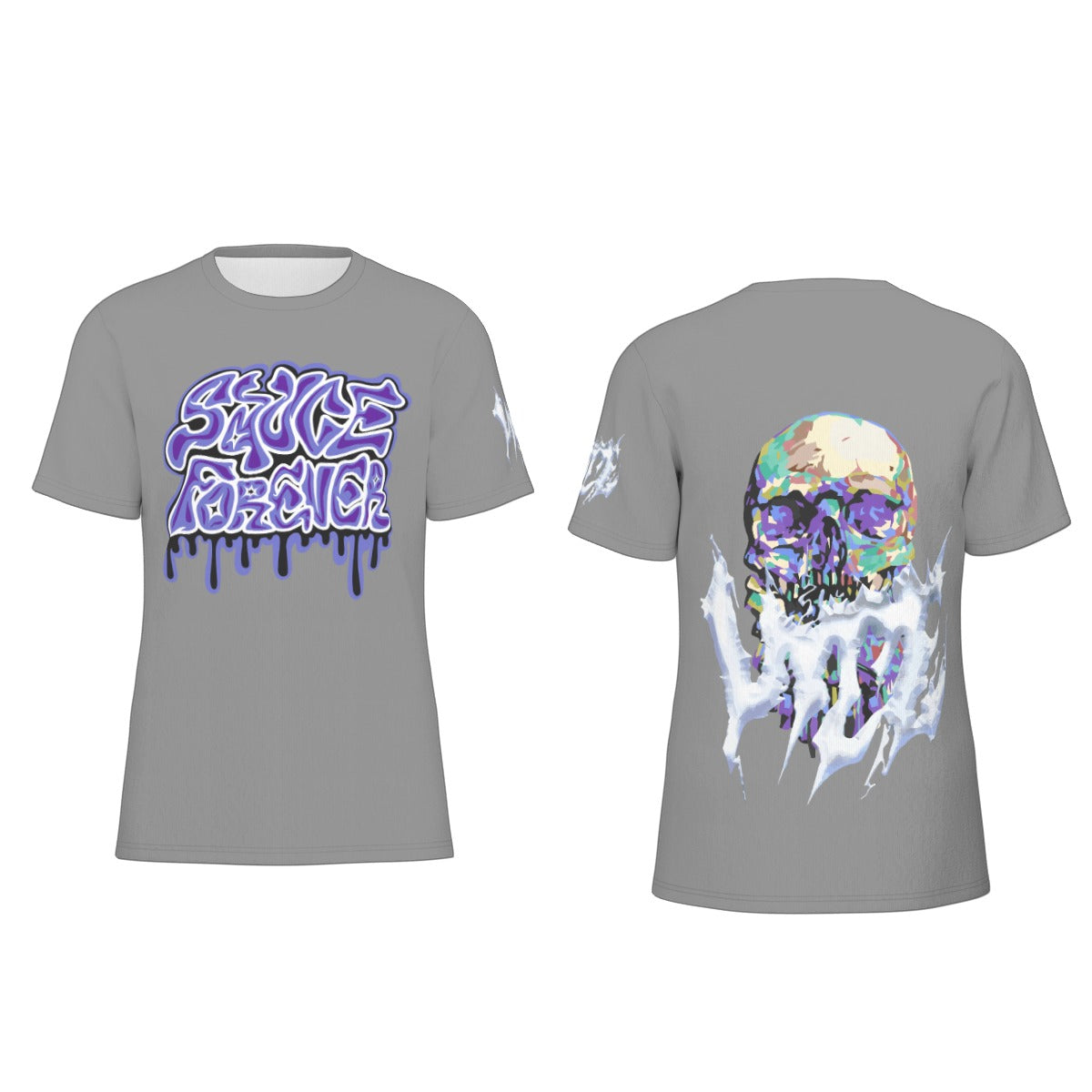 Gray Sauce Forever T-Shirt (All-Over Print Men's O-Neck T-Shirt | 190GSM Cotton)