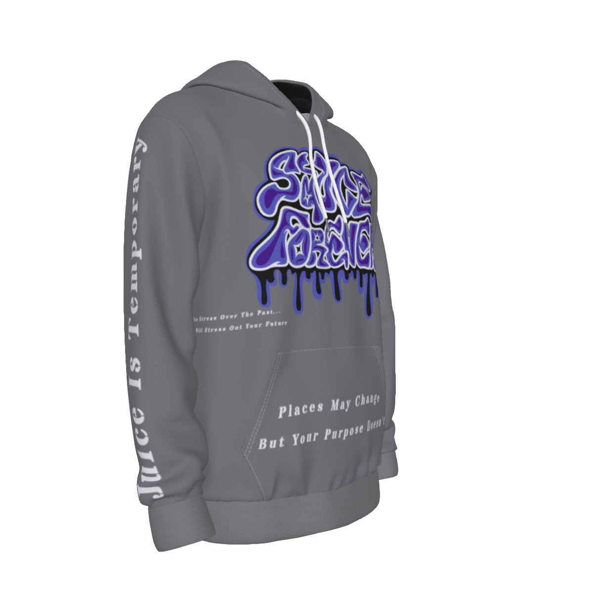 Gray Sauce Forever Hoodie (Men's Thicken Pullover Hoodie)