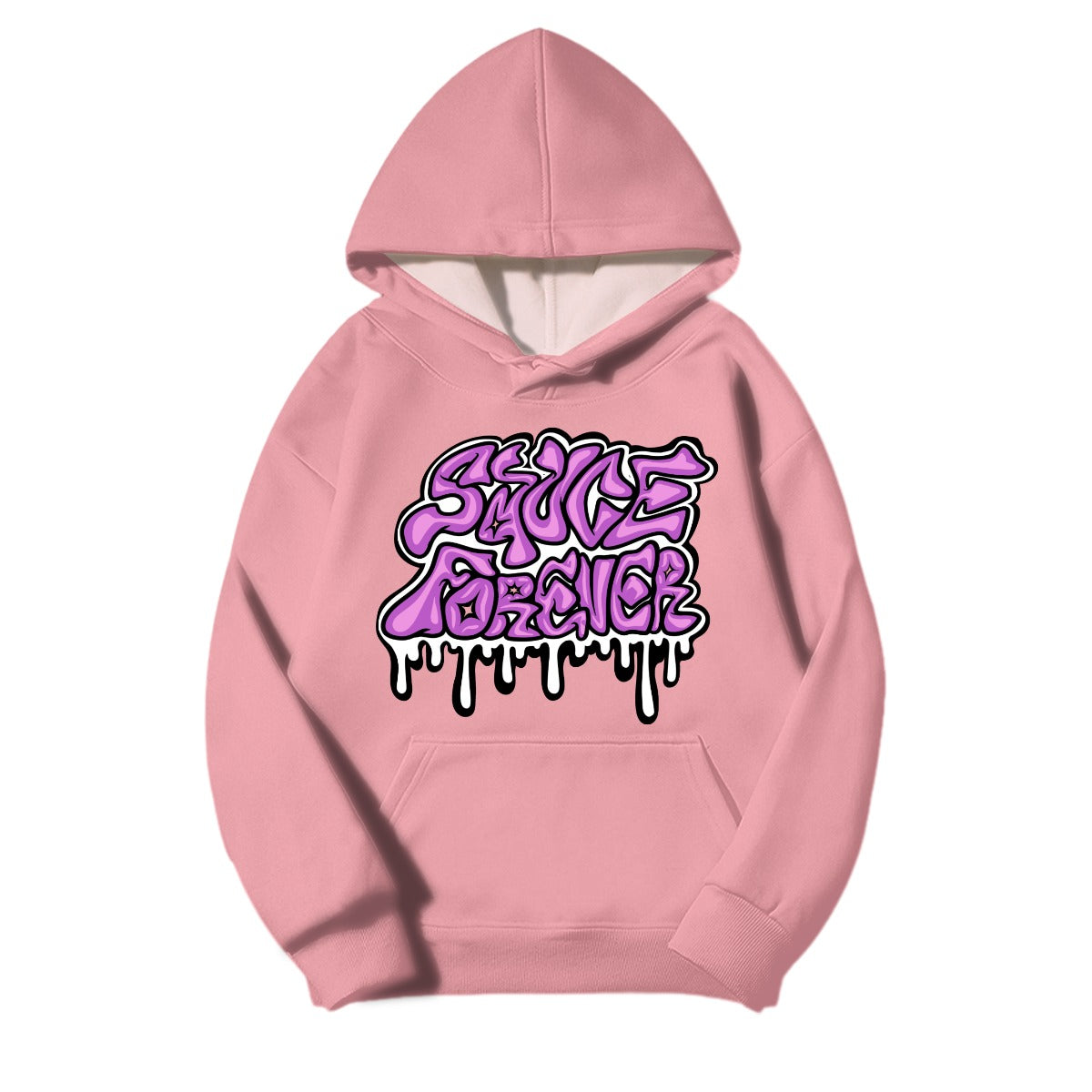 OG Logo Sauce Forever Men's Fleece-lined Hooded Sweatshirt (RUNS SMALL)