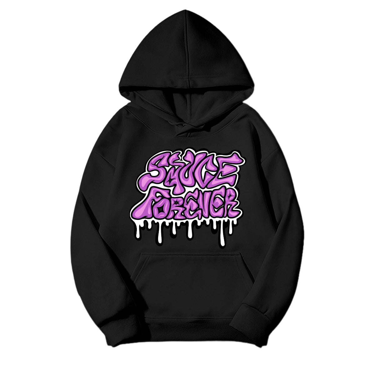 OG Logo Sauce Forever Men's Fleece-lined Hooded Sweatshirt (RUNS SMALL)