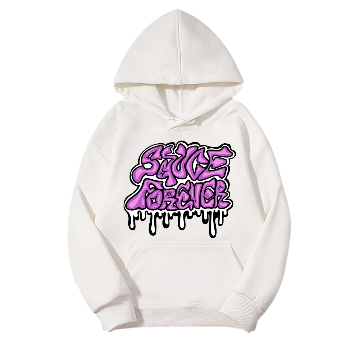 OG Logo Sauce Forever Men's Fleece-lined Hooded Sweatshirt (RUNS SMALL)
