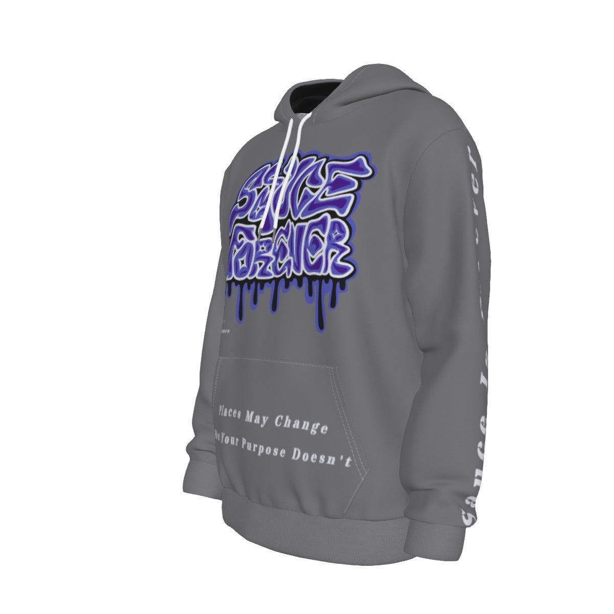 Gray Sauce Forever Hoodie (Men's Thicken Pullover Hoodie)