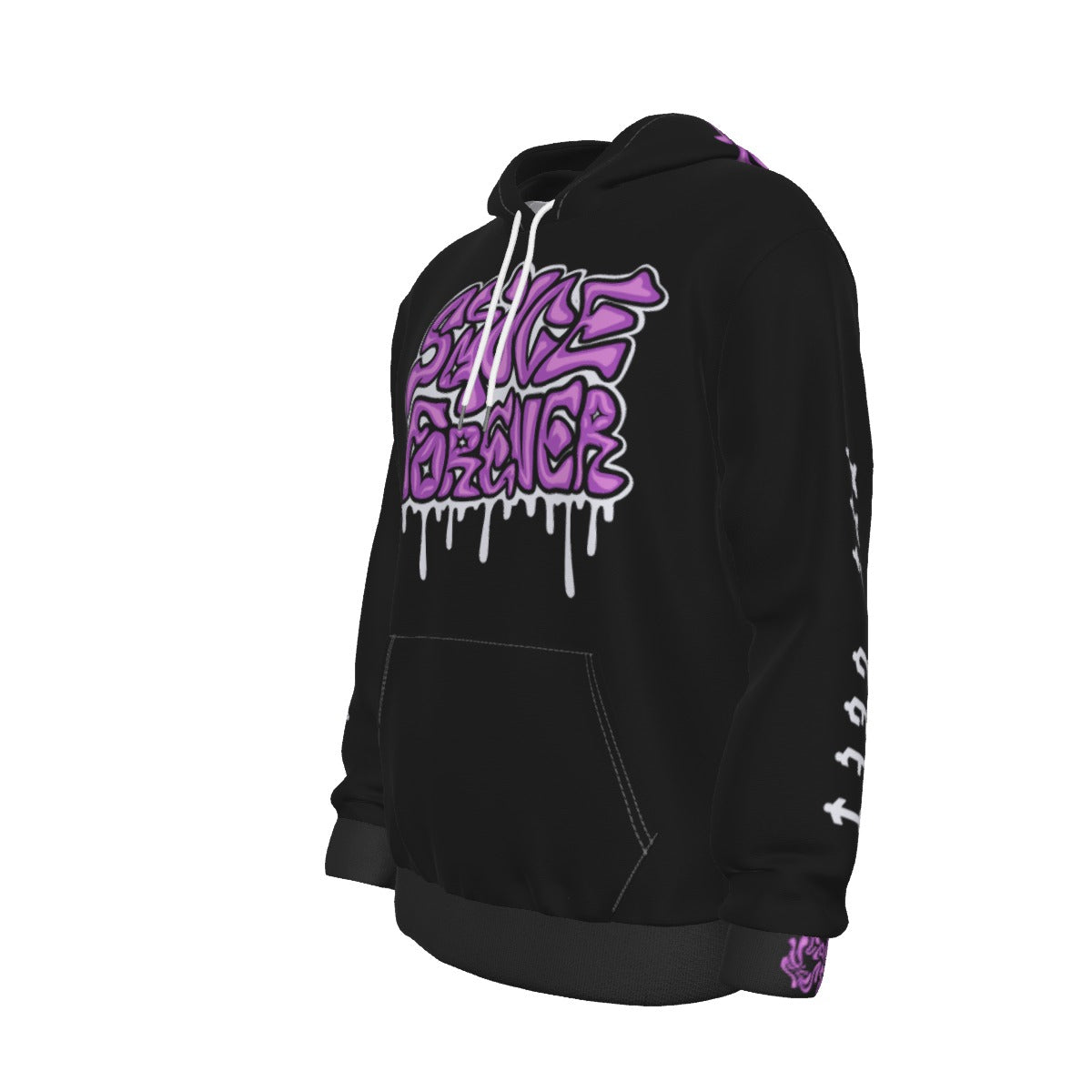 Og Black Sauce Forever Hoodie "Get Right Before You Get Left" (Men's Thicken Pullover Hoodie)