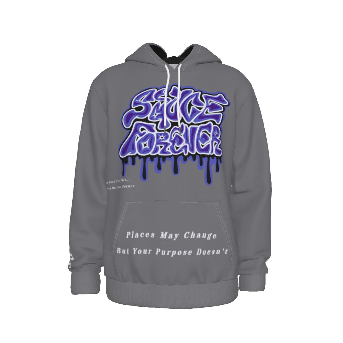 Gray Sauce Forever Hoodie (Men's Thicken Pullover Hoodie)