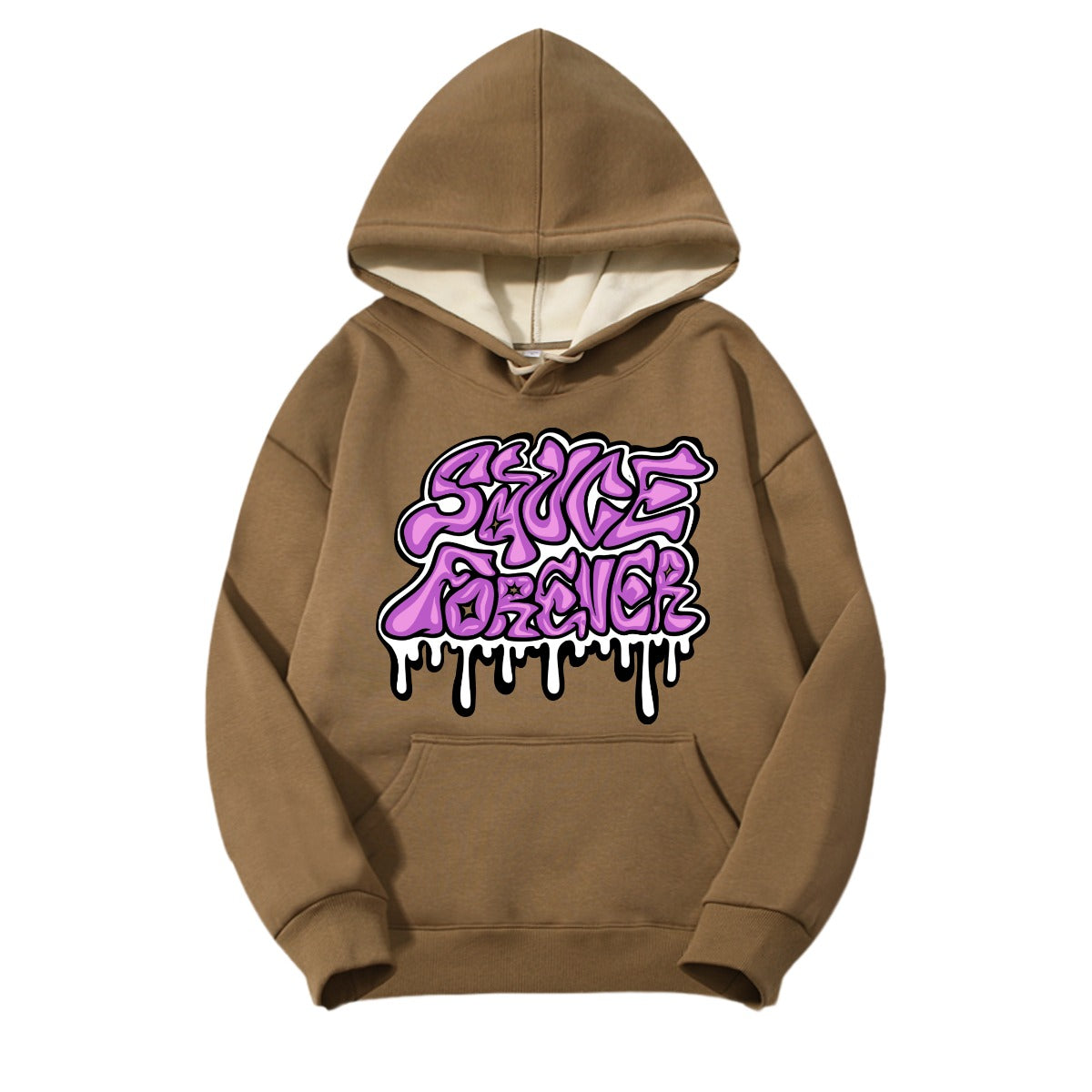 OG Logo Sauce Forever Men's Fleece-lined Hooded Sweatshirt (RUNS SMALL)