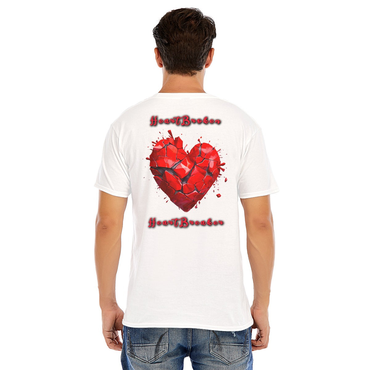 White Sauce Forever Heart Broken T-shirt (Unisex)